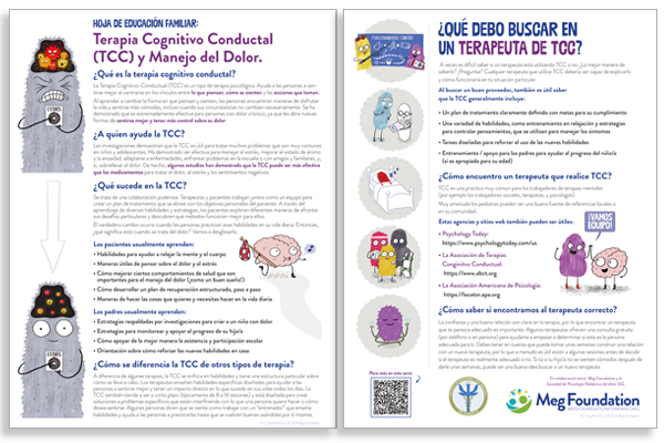 Chronic Pain Family Education Guide: Cognitive Behavioral Therapy