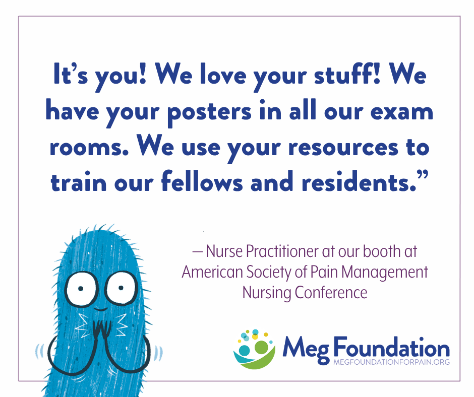Nurse practitioner at the ASPMN conference: we use your resources to train our fellows and residents